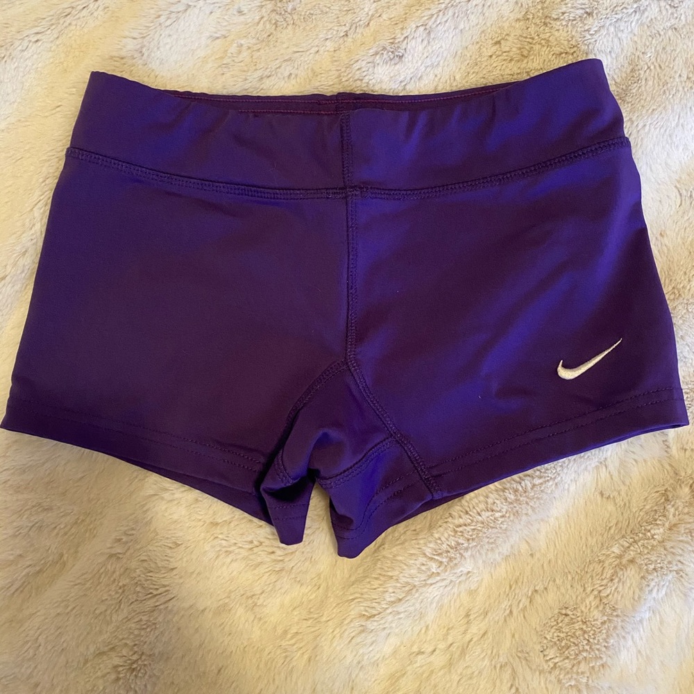 Purple Nike spandex